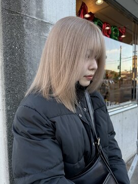 ラブアンドヘアー ダイブ(Love&Hair Dive) ホワイトミルクティーベージュ