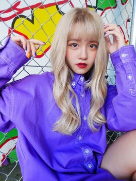 カプセル シンジュク(CAPSULE) CAPSULE ブロンドカラー×シールエクステ