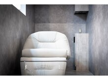 リラックスできるシャンプー台で、ゆっくりおくつろぎください。