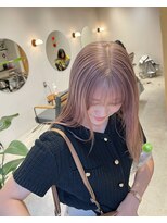 スタン 渋谷(Stam)&nbsp;ミルクティーベージュグレージュミディアムハイトーンカラー30代