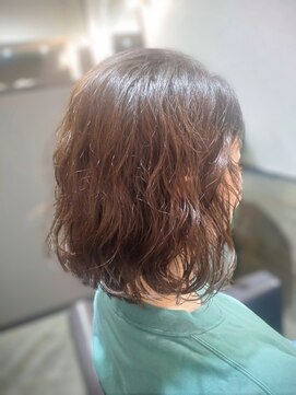 ダンディゾン ブルー 神楽坂(Dans Dix ans bleu) 外国人風くせ毛スタイル