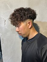 ニアウ 高崎店(Niau)&nbsp;スペインカールメンズパーマメンズマッシュバーバー外国人風高崎