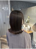乾かすだけでキレイにまとまる外ハネボブ