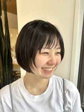 ロンドアジュール 横浜(Lond azur) ★顔まわりレイヤーショート！パラパラ軽めのショートヘア横浜