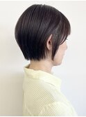 【morio松戸　アイダ】大人ショート丸みショート耳かけショート