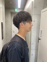 クロム トウキョウ ザ バーバーアルト 神保町店(CHROM TOKYO the Barber ALT)&nbsp;マッシュスタイル×ツイストスパイラルパーマ