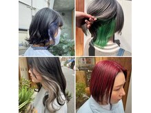 ヘアメイク マージ(hair make merge)の雰囲気（お客様スナップ☆デザインカラー☆）