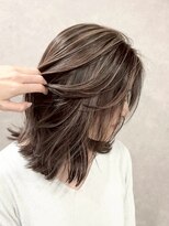 レディアル 大宮(REDEAL ope.) 【ハイライト】ベージュハイライトバレイヤージュ