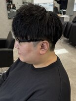リオールバイニアウ(RE:ALL by Niau)&nbsp;MEN’S HAIR/波巻きツイストスパイラル/リバースセンターパート