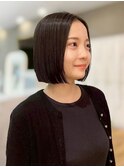 切りっぱなしボブ/梅田ボブ/カジュアルボブ/茶屋町ボブ