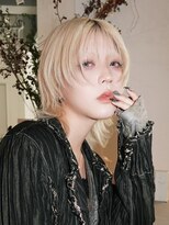 シオン(shion) クラゲヘアーホワイトブロンドマロンベージュ_F40521