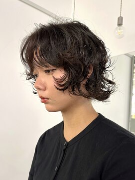 フィルムス 渋谷(FILMS) デジタルパーマ/レイヤーボブ/韓国巻き風/結べるレイヤーカット