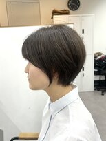 ファーストステップ 表参道(FIRST STEP)&nbsp;韓国風ミニボブタンバルモリ切りっぱなしボブ前髪あり小顔ボブ