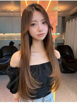 ロンドルーチェ 心斎橋(Lond luce)&nbsp;ダークパープル×ナチュラルショート［髪質改善/縮毛矯正］