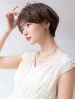 センスヘア(SENSE Hair)&nbsp;ショートボブ/小顔カット/耳掛けショート/グレージュカラー