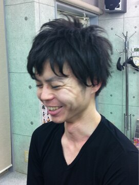 カットアンドシェーブ 髪心地 好感度無造作マットツーブロック１分スタイリング刈り上げ