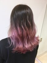 美容室 フラット(FLAT)&nbsp;ピンクバイオレット グラデーション