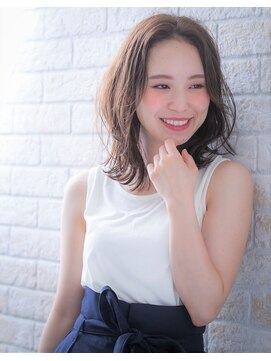 ソア 武蔵小杉(SOAR) 大人かわいい無造作カールとデザインカラー小顔ボブディ