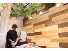 ウキュウ(Ukyu)の雰囲気(半個室シャンプースペース)