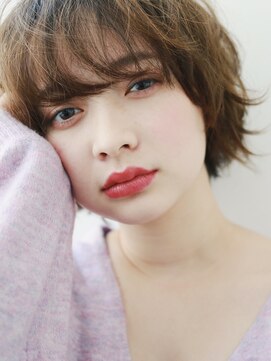 グーフィートーキョー 銀座(Goofy Tokyo) イルミナカラー/ラフニュアンス/ショートボブ/ガーリーショート