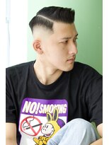 にもう&nbsp;サイドパートフェードカット３