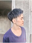 men's人気◎爽やかアップバング