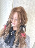 ツインテールハートアレンジ