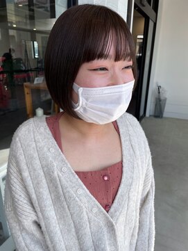 ナンバー(number+) 20代30代大人可愛い小顔ショート丸みショートボブ