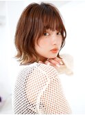  【La fith】セクションカラー×外ハネボブ