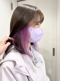 20代30代垢抜けパープルイヤリングカラー