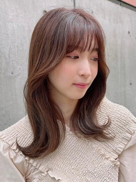 ロンドシェリ 仙台(Lond Cheri) ブリーチなしシアーカラー セミディ 韓国 レイヤーカット 仙台