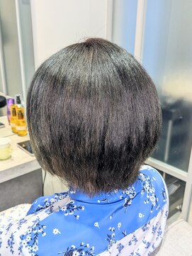 ナカドット エマノン 池袋(__naka.__ EMANON) 多毛クセつよ縮毛矯正・黒髪ボブ