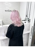 ホワイト×ペールピンク【wistell.Raiya】