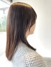 【1時間半でキレイ】 顔回り（前髪）カット+潤いカラー+トリートメント￥9500 