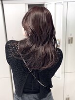 ラルムバイシー 新宿(LARME by Sea)&nbsp;ダークバイオレット×ミディアムレイヤー(新宿/韓国/おくれ毛)