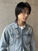 ウルフ/アッシュブラック/カルマパーマ/ベリーショート/表参道