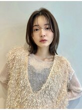 シア 表参道(SHEA.) くびれボブ/根元パーマ/前髪パーマ/小顔ヘア/シースルー前髪