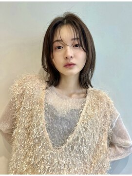 シア 表参道(SHEA.) くびれボブ/根元パーマ/前髪パーマ/小顔ヘア/シースルー前髪