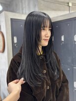 テトヘアー(teto hair)&nbsp;ロングレイヤー顔周りシースルーバング