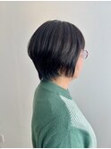 【堀田 奈穂】大人ショート/グレイカラー/50代60代