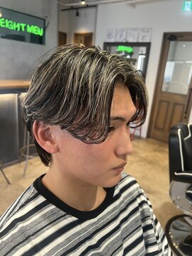 ガガ バイ ラシルフィード(GAGA by lasylphide) センターパートメッシュスタイル