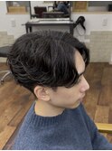 メンズ　毛流れパーマ