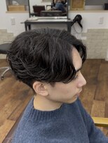 メルシー トータル ブランディング サロン(merci TOTAL BRANDING SALON) メンズ　毛流れパーマ
