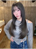 透明感カラー/髪質改善/縮毛矯正/韓国風レイヤーカット