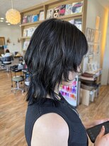 ヘアスタジオ ブリエ(HAIR STUDIO BRILLER)&nbsp;2025　ウルフレイヤー　×　ブルーブラック