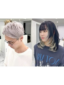 【気軽に楽しむ、最新トレンド。】梅田エリア最安値*カットカラーTR\3,500/インナーカラー\8,000