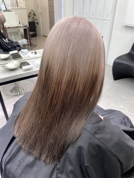 ペレ 渋谷(PELE) くびれヘア/アプリコットオレンジ/夏のヘアアレンジ/渋谷