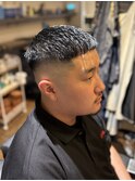 MEN’S HAIR/ブルーブラック/フェザーパーマ/瀬田