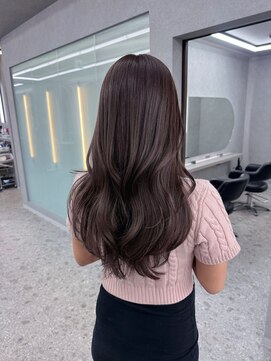 ボタン ハカタ(VOTAN hakata) 【柿本真優】グレージュカラー/ブリーチなし/透明感カラー