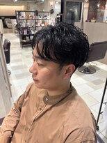 ヘアメイク カン プラスエフ(HAIR MAKE KANN+f)&nbsp;センターパート/ナチュラルパーマ